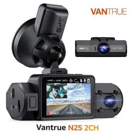Kamera samochodowa Vantrue N2S przód + wnętrze